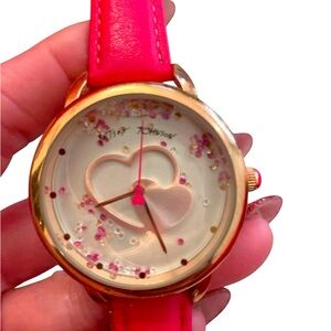 🩷BETSEY JOHNSON FLOATING STONES WATCH🩷 BEAUTIFUL!!
